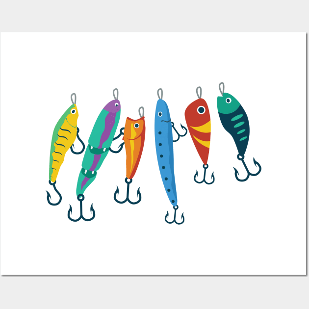 FISHING PASSION Wall Art by CANVAZSHOP